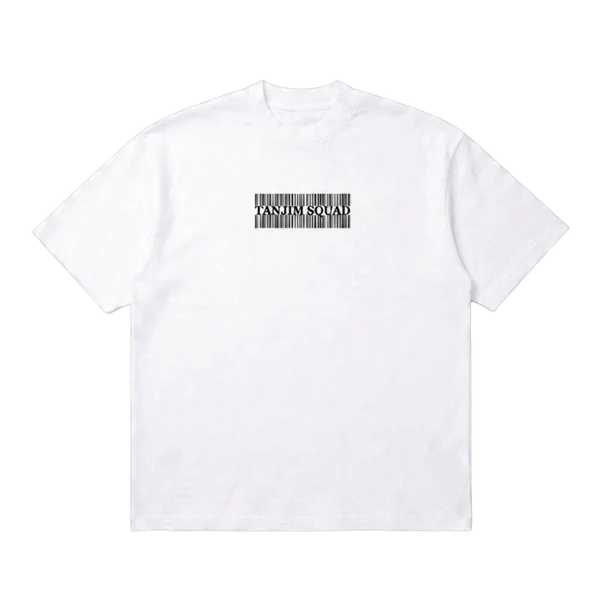 BARCODE TEE WHITE