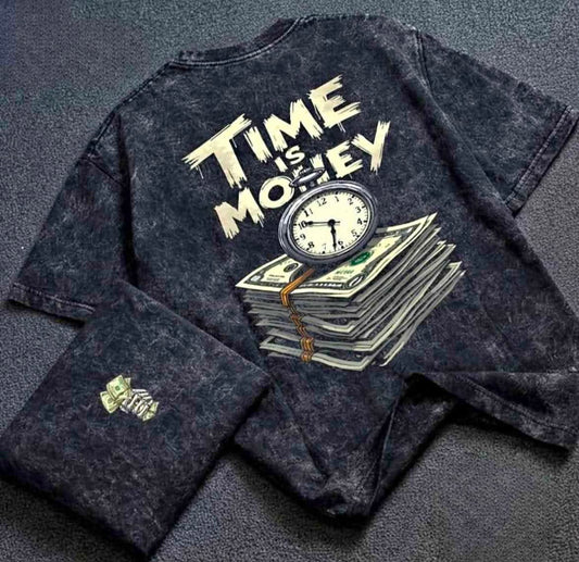 Acid Wash Oversized Drop Shoulder 22