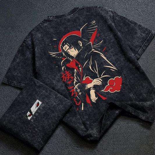 Acid Wash Oversized Drop Shoulder  11
