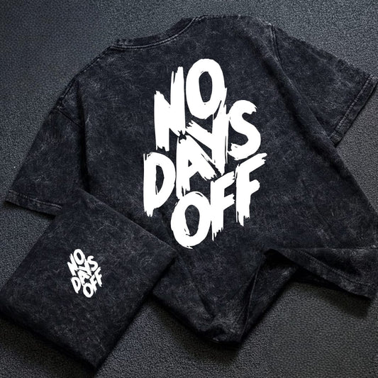 Acid Wash Oversized Drop Shoulder  77