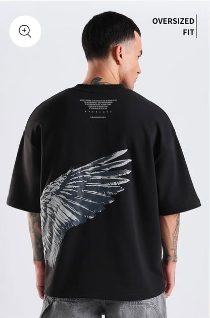 Shield Wings Oversized Relaxed Fit T-shirt