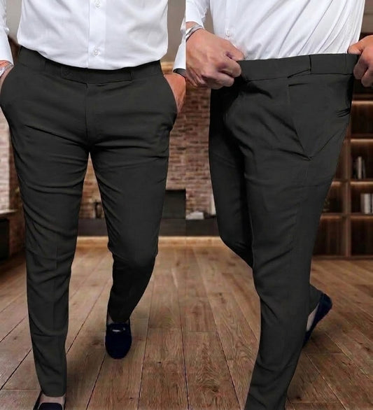Black Color Formal Pants