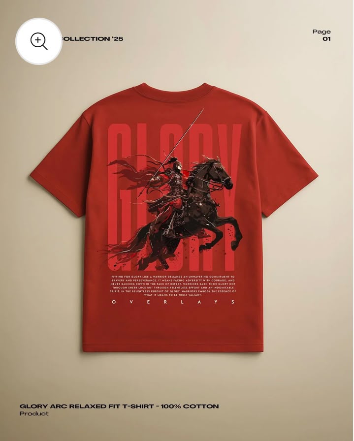 Glory Oversized Relaxed Fit T-shirt