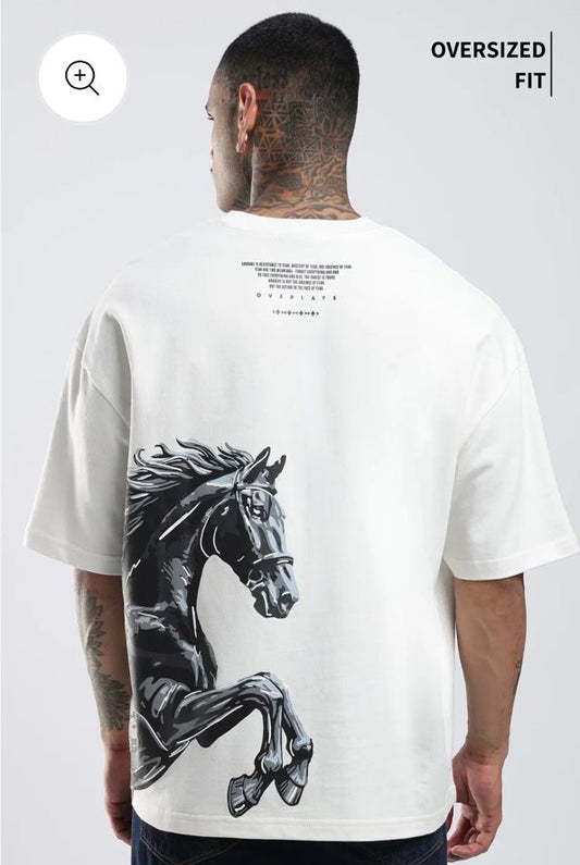 Stallion Oversized Relaxed Fit T-shirt