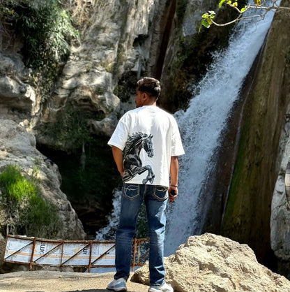 Stallion Oversized Relaxed Fit T-shirt