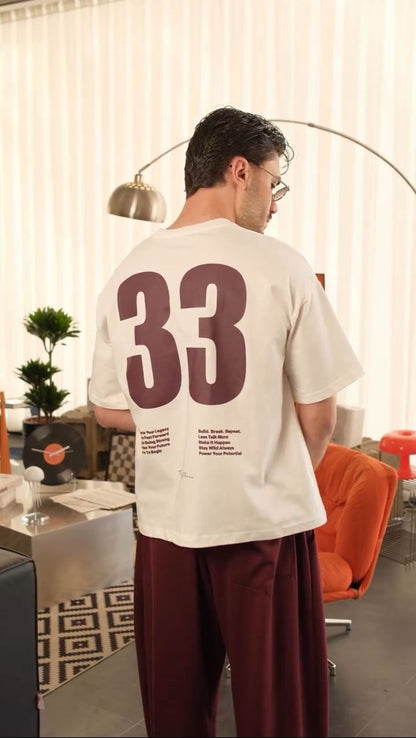 33 TEE White