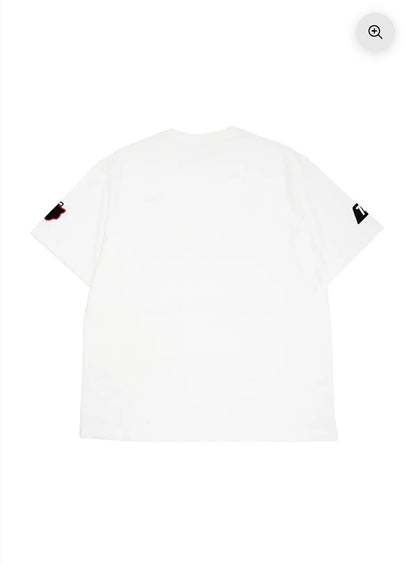 TANJIM RACE T-SHIRT - WHITE