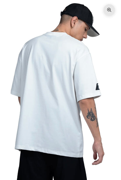 TANJIM RACE T-SHIRT - WHITE