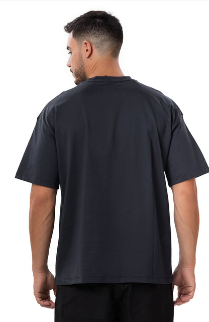 PANTHER DETAIL T-SHIRT - NAVY