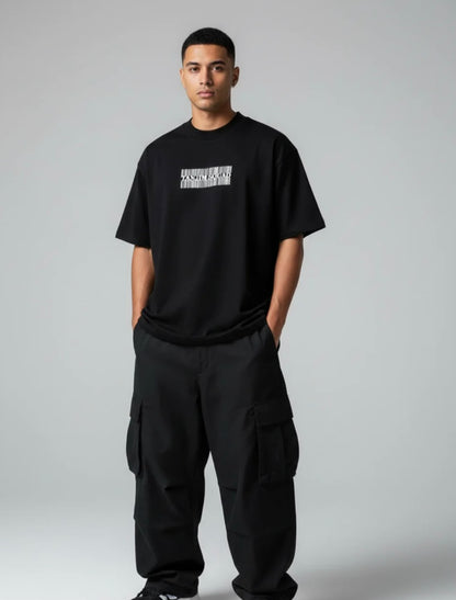 BARCODE TEE BLACK