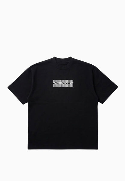 BARCODE TEE BLACK