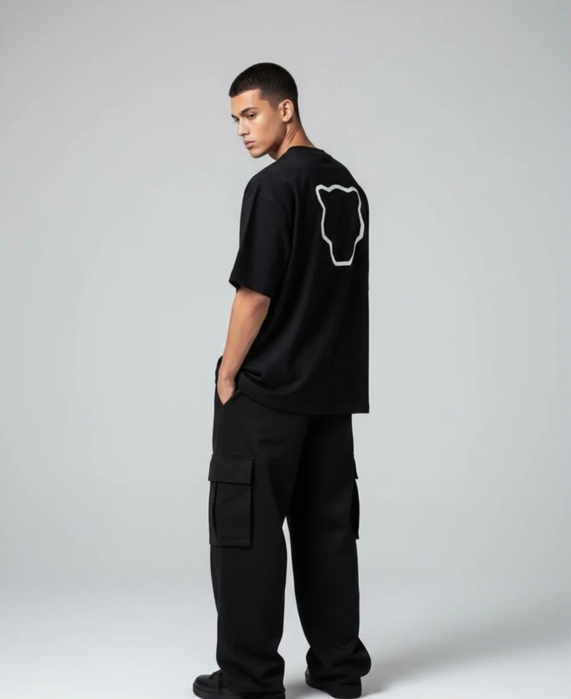 BARCODE TEE BLACK