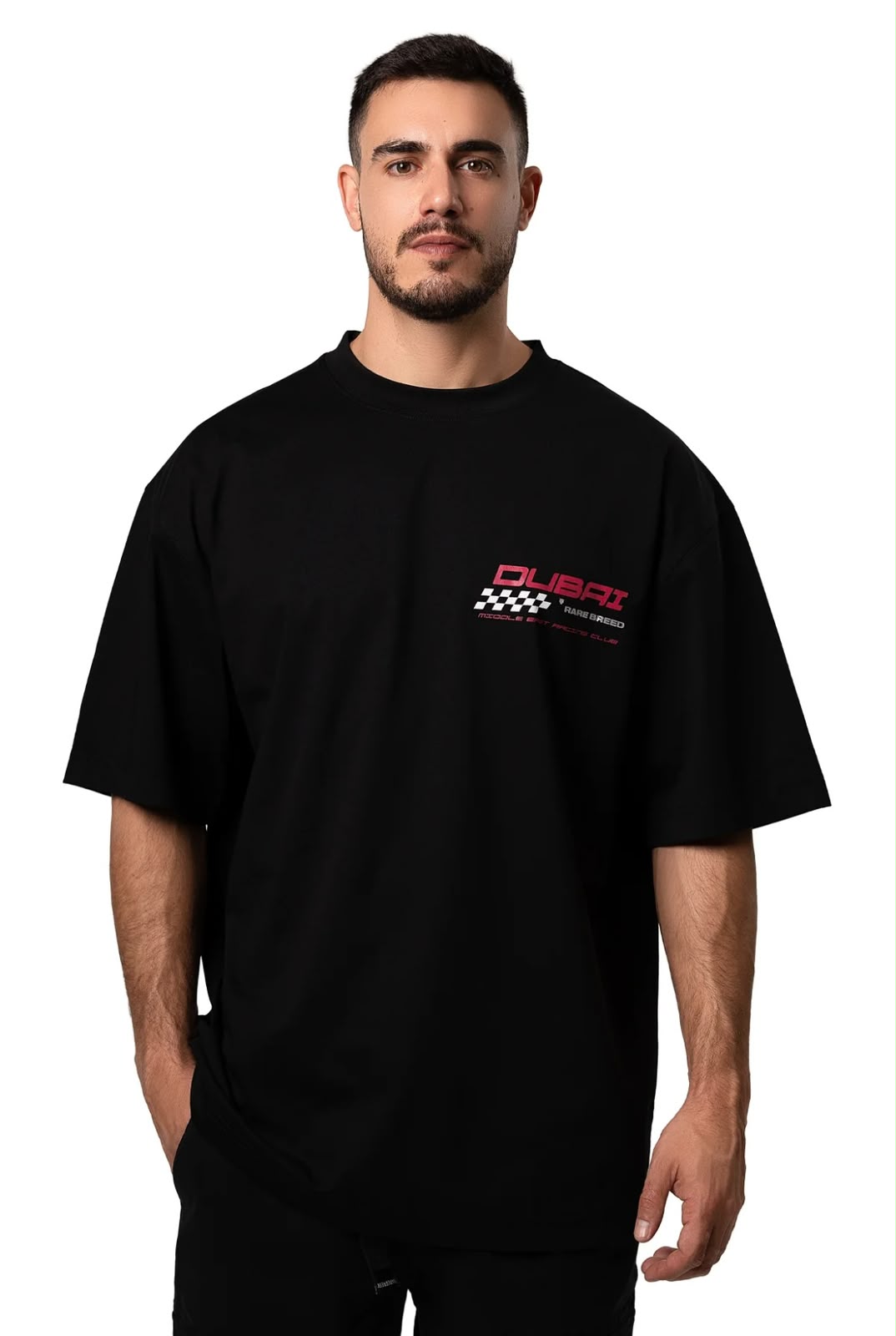 MIDDLE EAST RACING T-SHIRT - BLACK